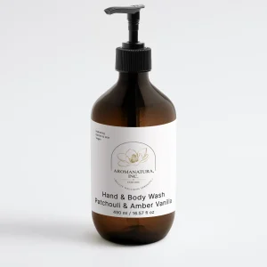 Hand & Body Wash, Patchouli & Amber Vanilla